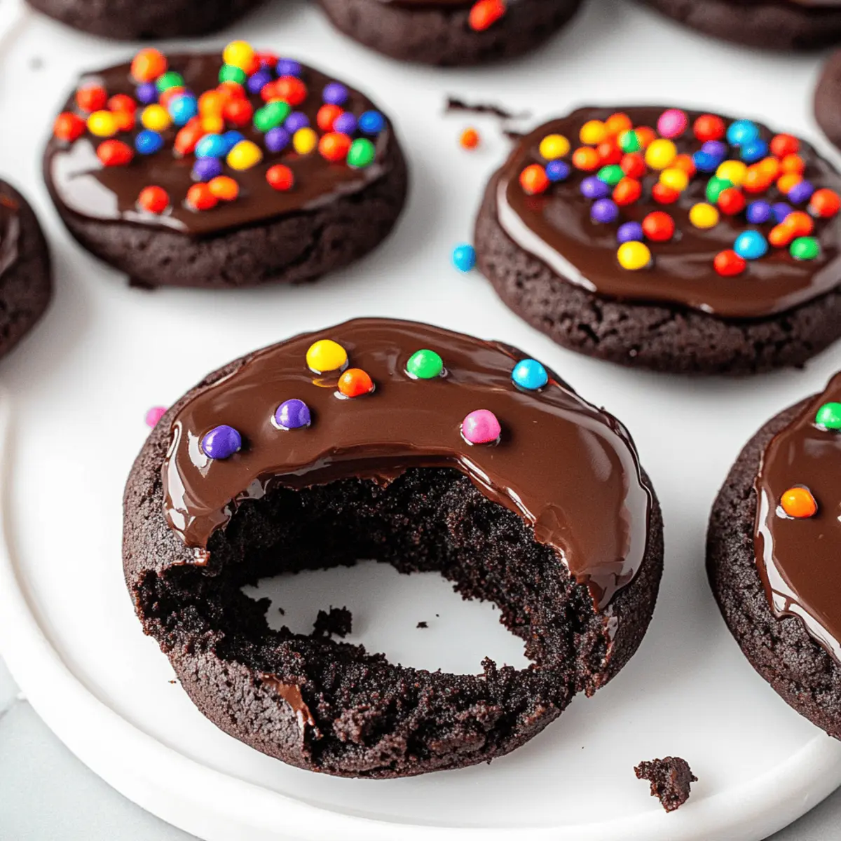 Cosmic Brownie Cookies