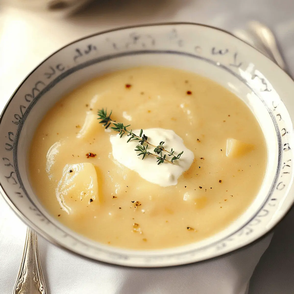 Easy Pear Potato Soup