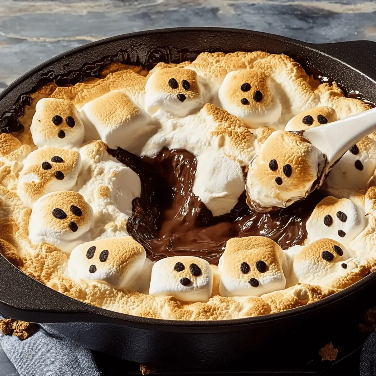 Ghost S'mores Dip