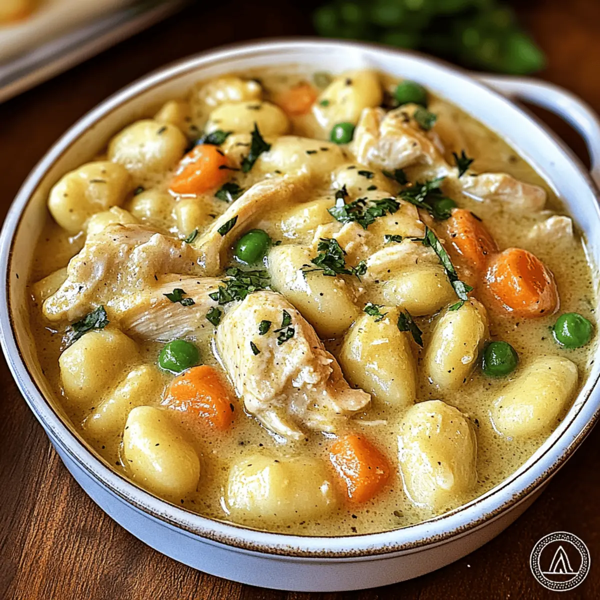 One Pot Gnocchi Chicken Pot Pie