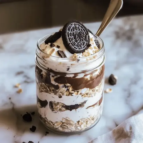 Oreo Overnight Oats
