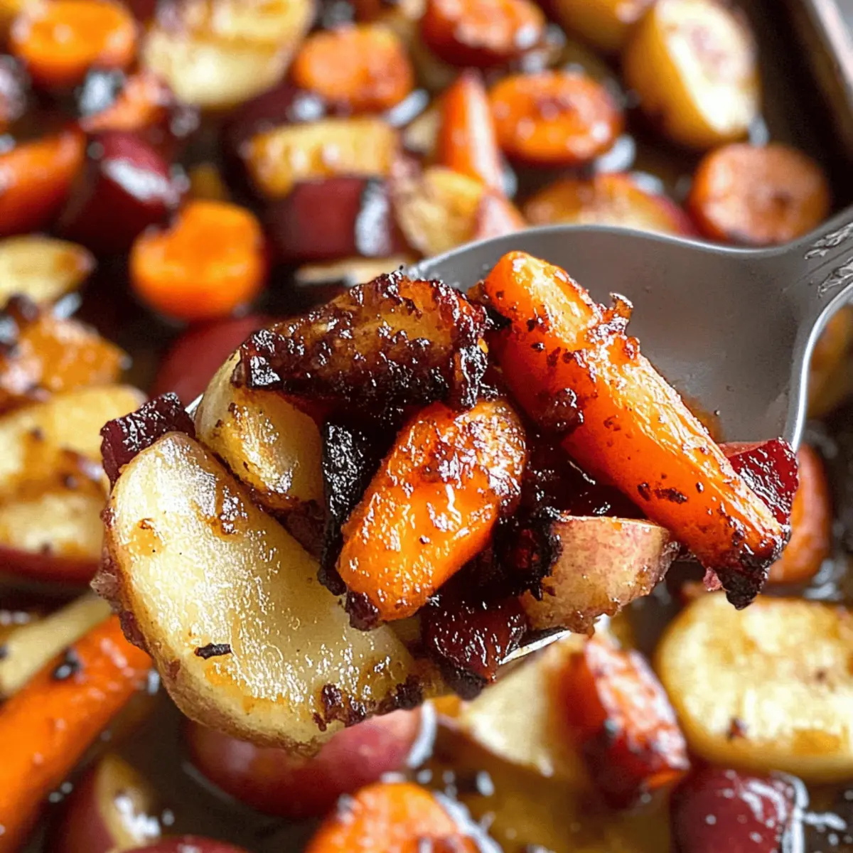 Roasted Carrots and Apples
