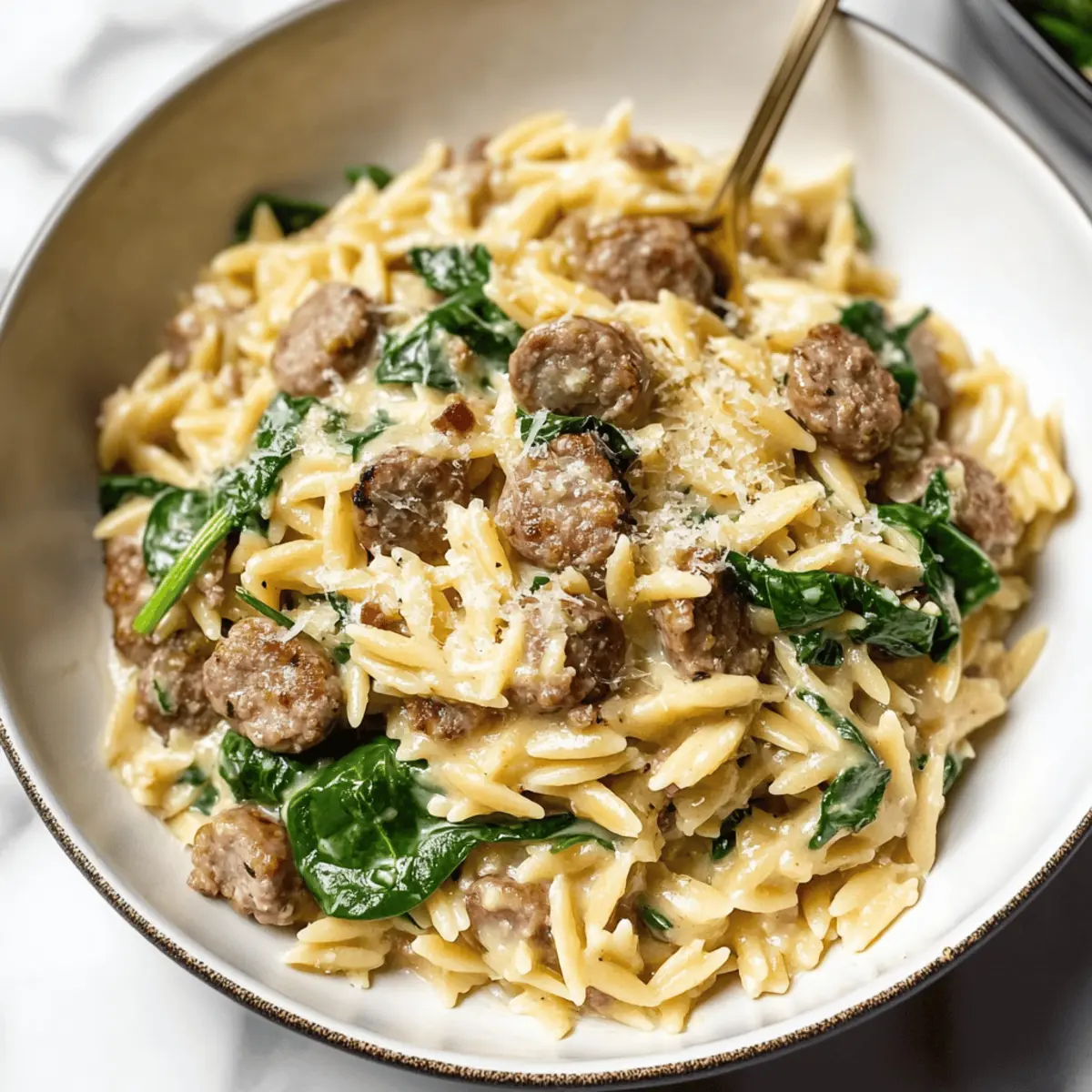 Italian Sausage Orzo