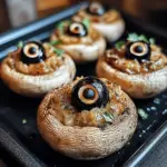 Stuffed Mushroom Eyeballs