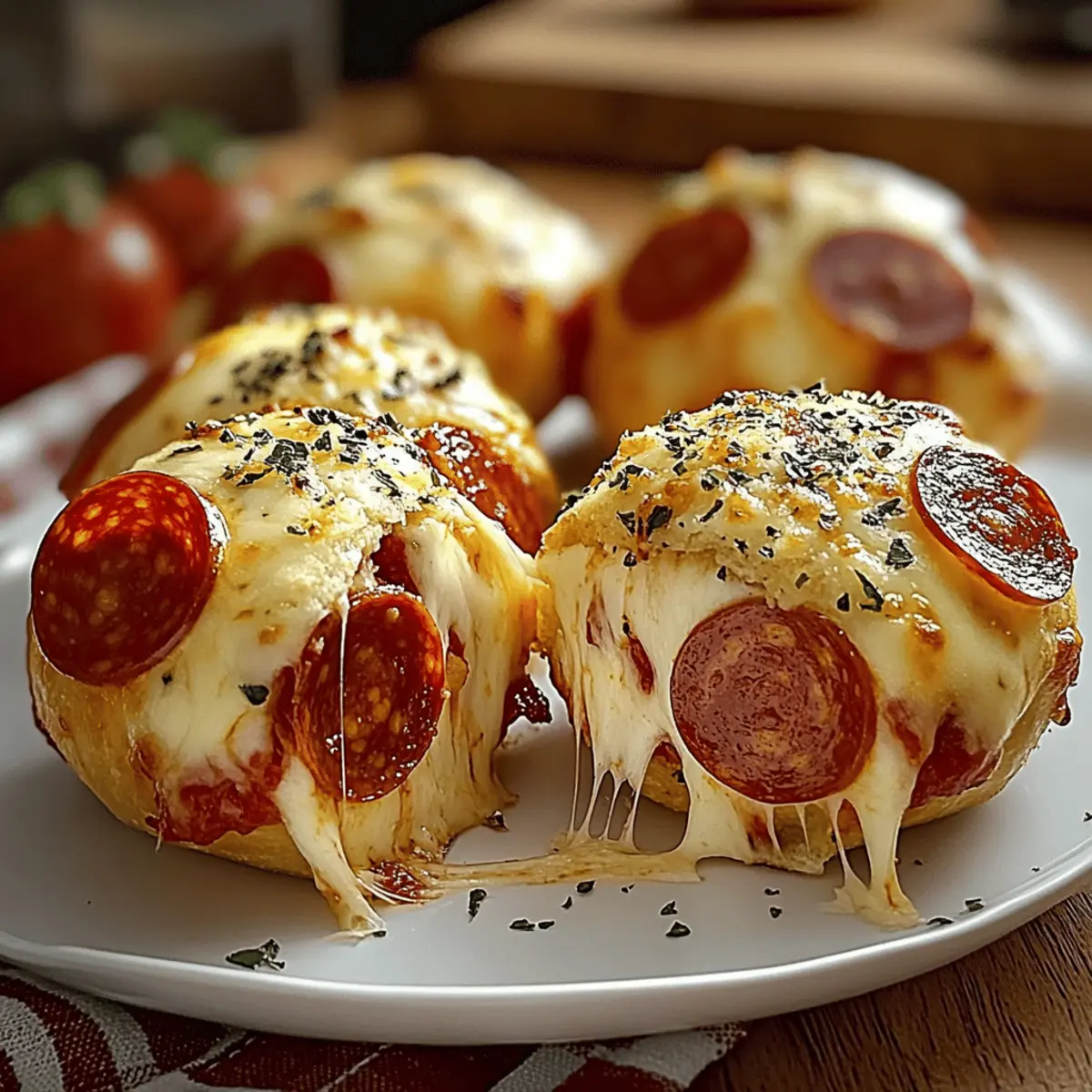 Pepperoni Pizza Bombs