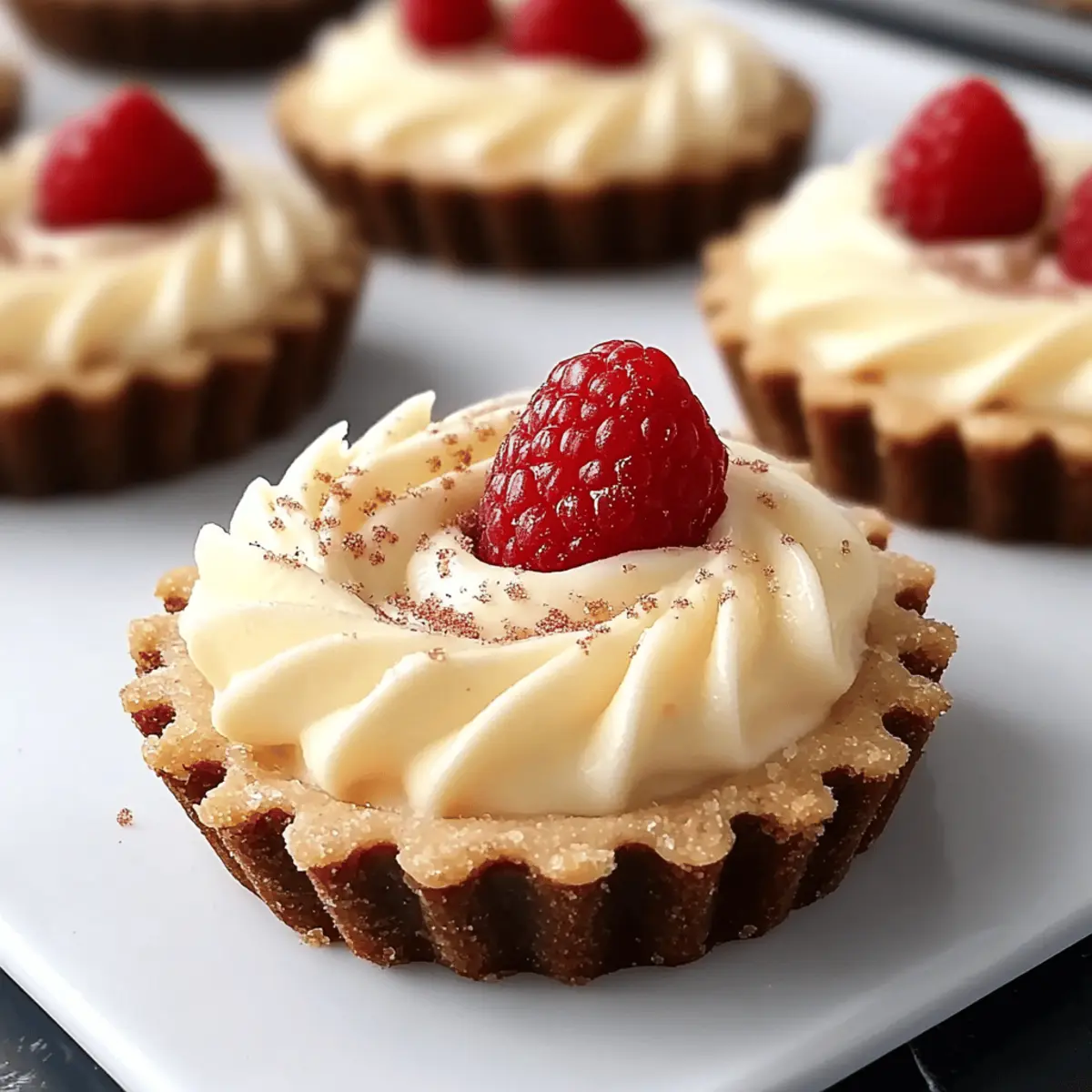White Chocolate Mousse Tartlets
