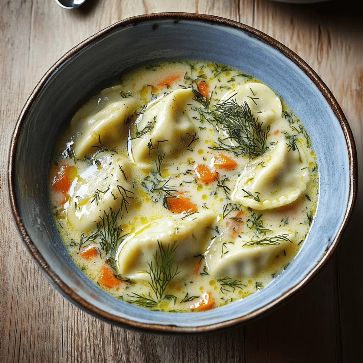 Pierogi Dill Soup