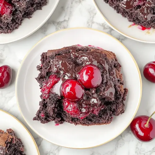 Chocolate Cherry Dump Cake