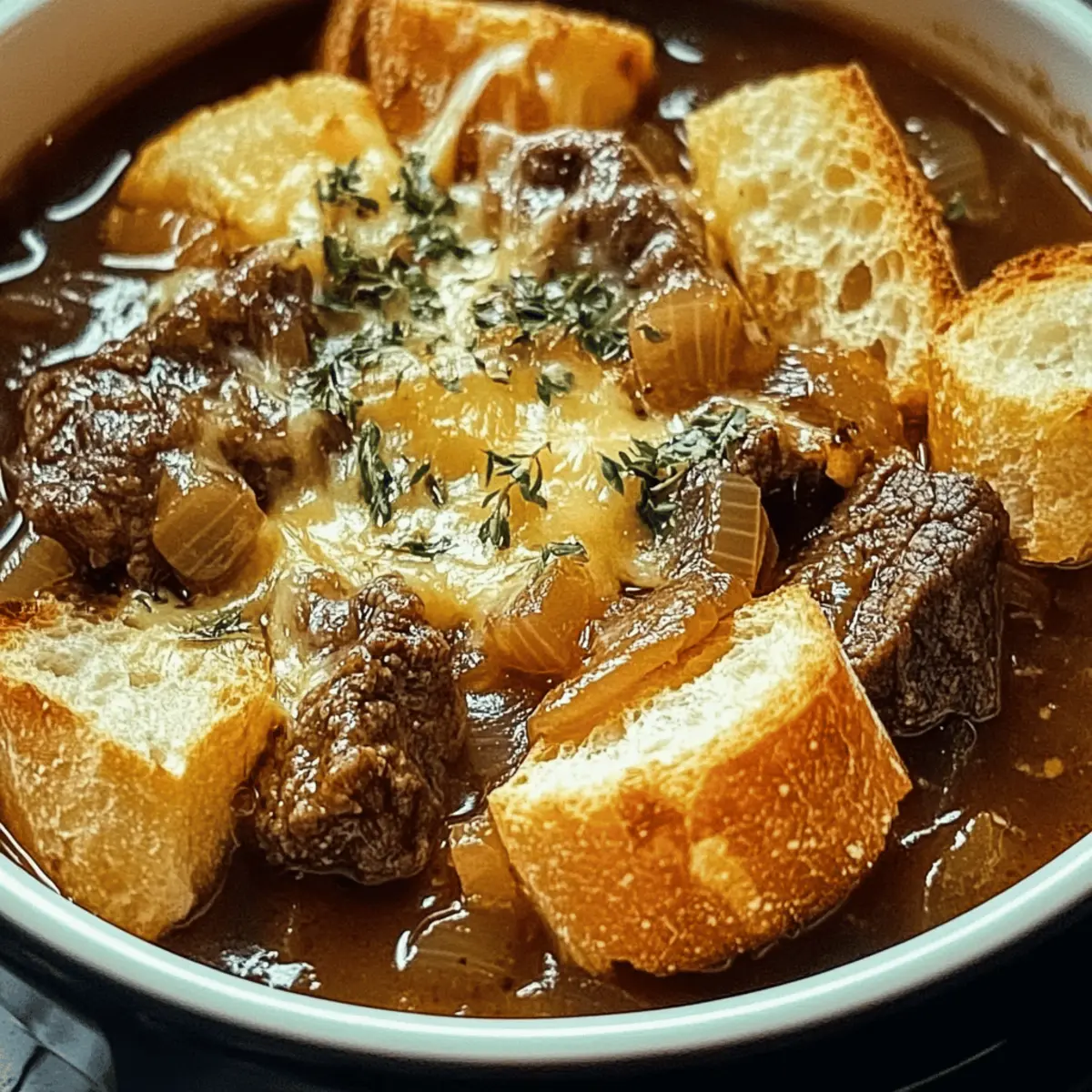 Cozy French Onion Beef Stew