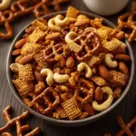 Crunchy Spicy Nutty Snack Mix
