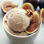 Fig and Walnut Ice Cream