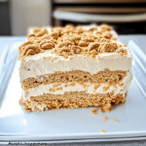 Peanut Butter Ice Box Cake