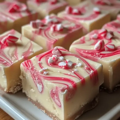 Peppermint Swirl Fudge