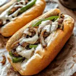 Savory Vegan Philly Cheesesteaks