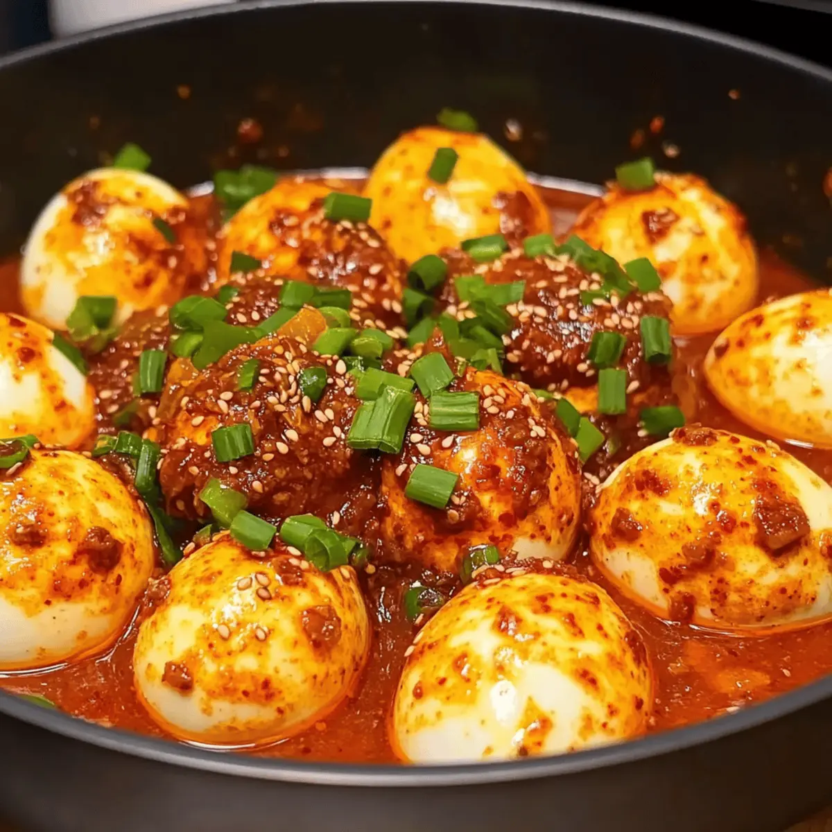 Spicy Gochujang Eggs