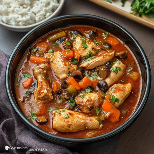 Slow Cooker Korean Chicken Stew