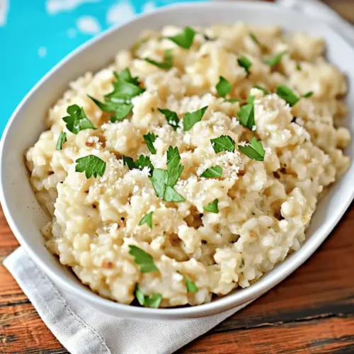 Cauliflower Rice Risotto