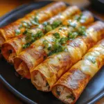 Crunchy Oven-Baked Chicken Taquitos