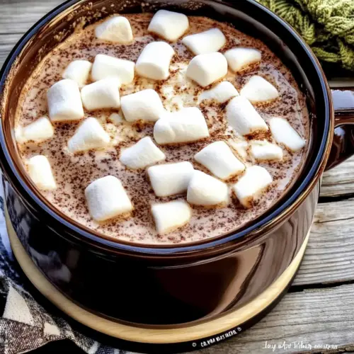 Easy Crockpot Hot Chocolate
