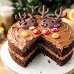 Chocolate Orange Reindeer Cake