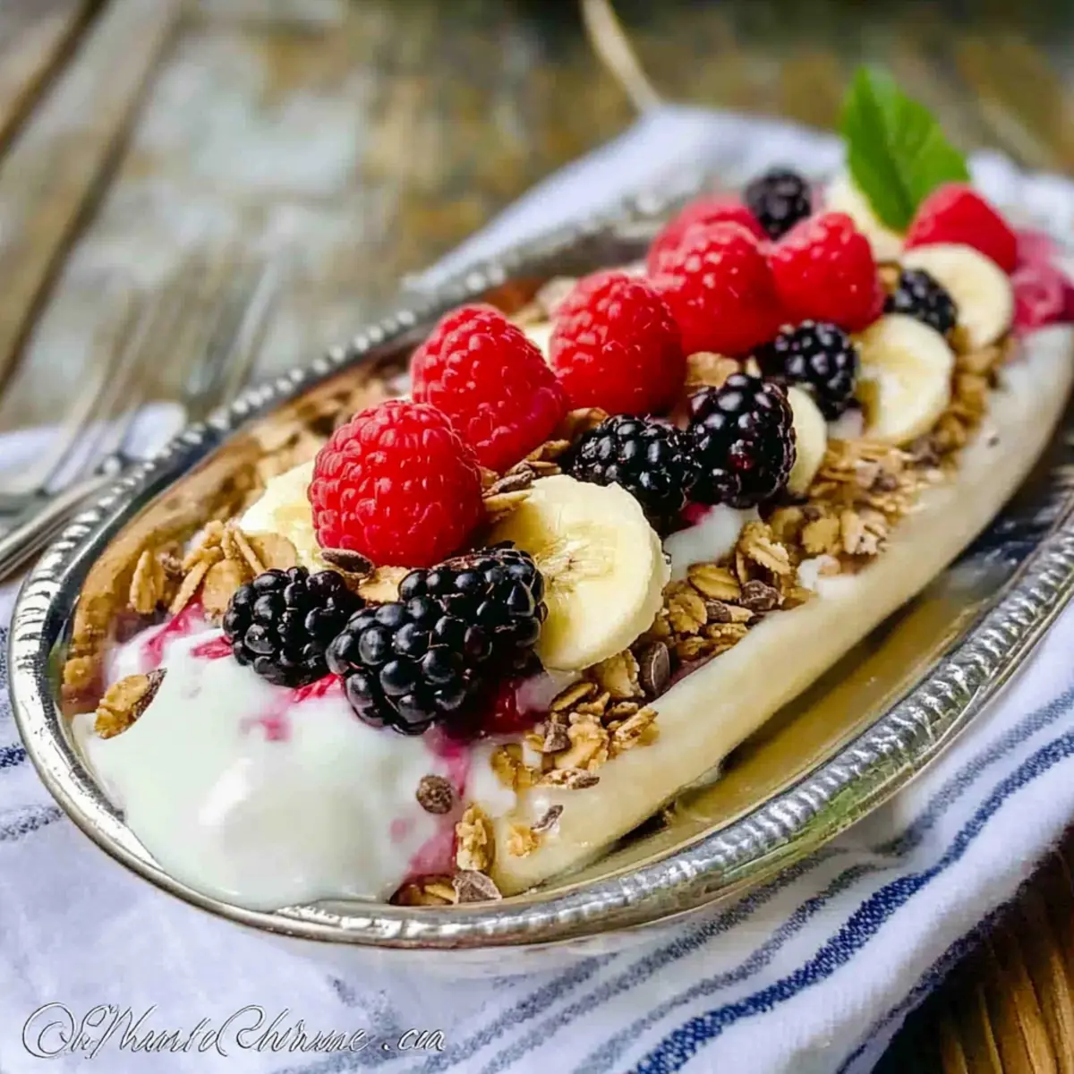 Breakfast Banana Split