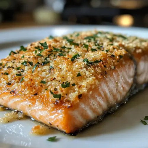 Parmesan Crusted Baked Salmon