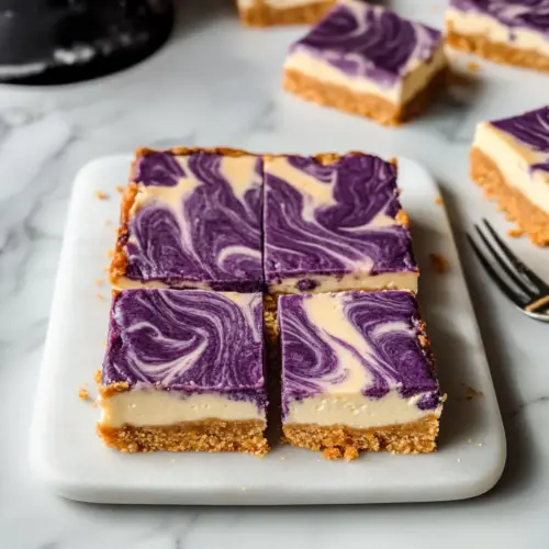 Ube Cheesecake Bars