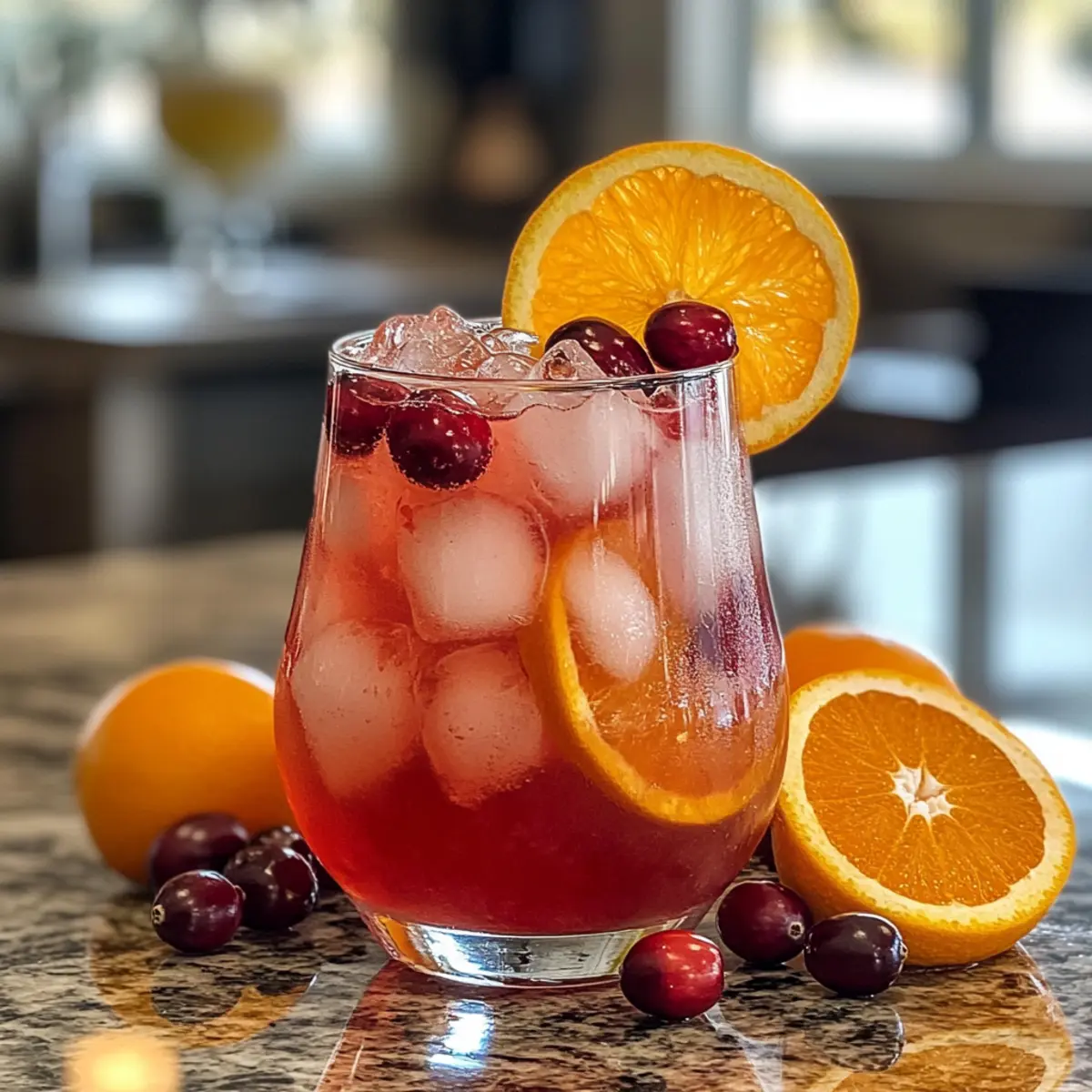 Cranberry Orange Prosecco Punch