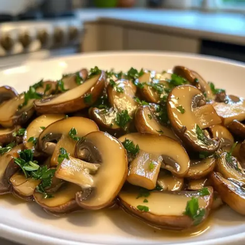 Garlic Butter Oyster Mushrooms