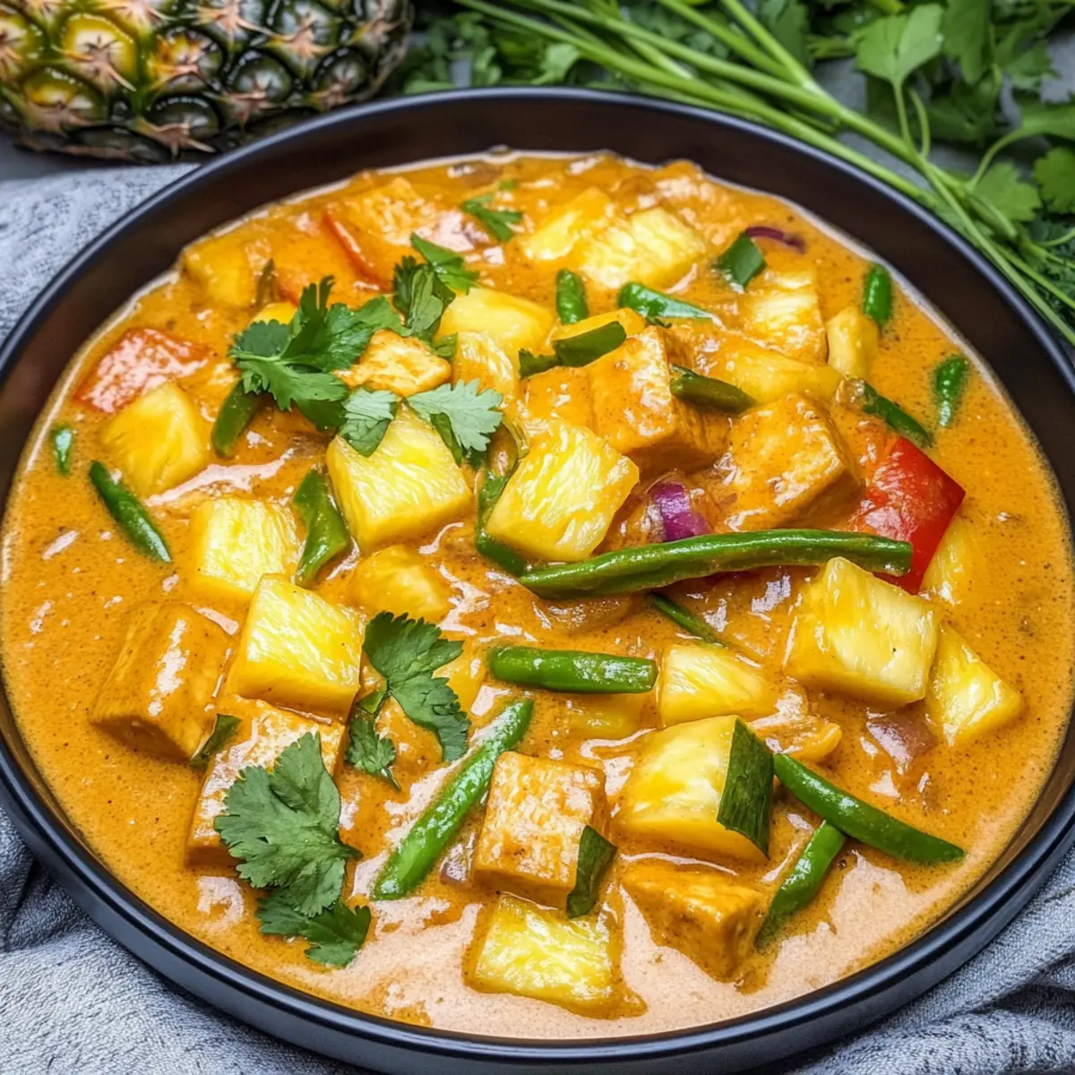 Pineapple Tofu Curry