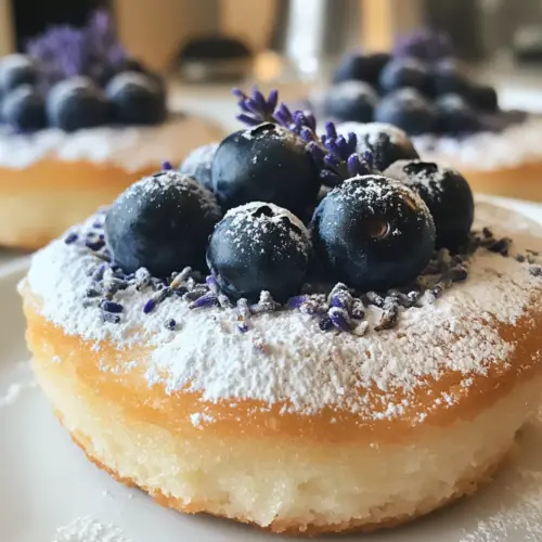 Lavender Blueberry Tea Cakes