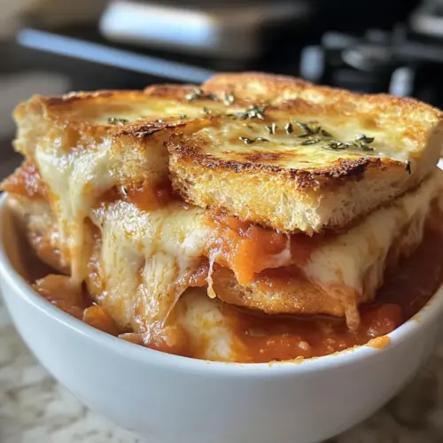 Tomato Soup and Grilled Cheese Casserole