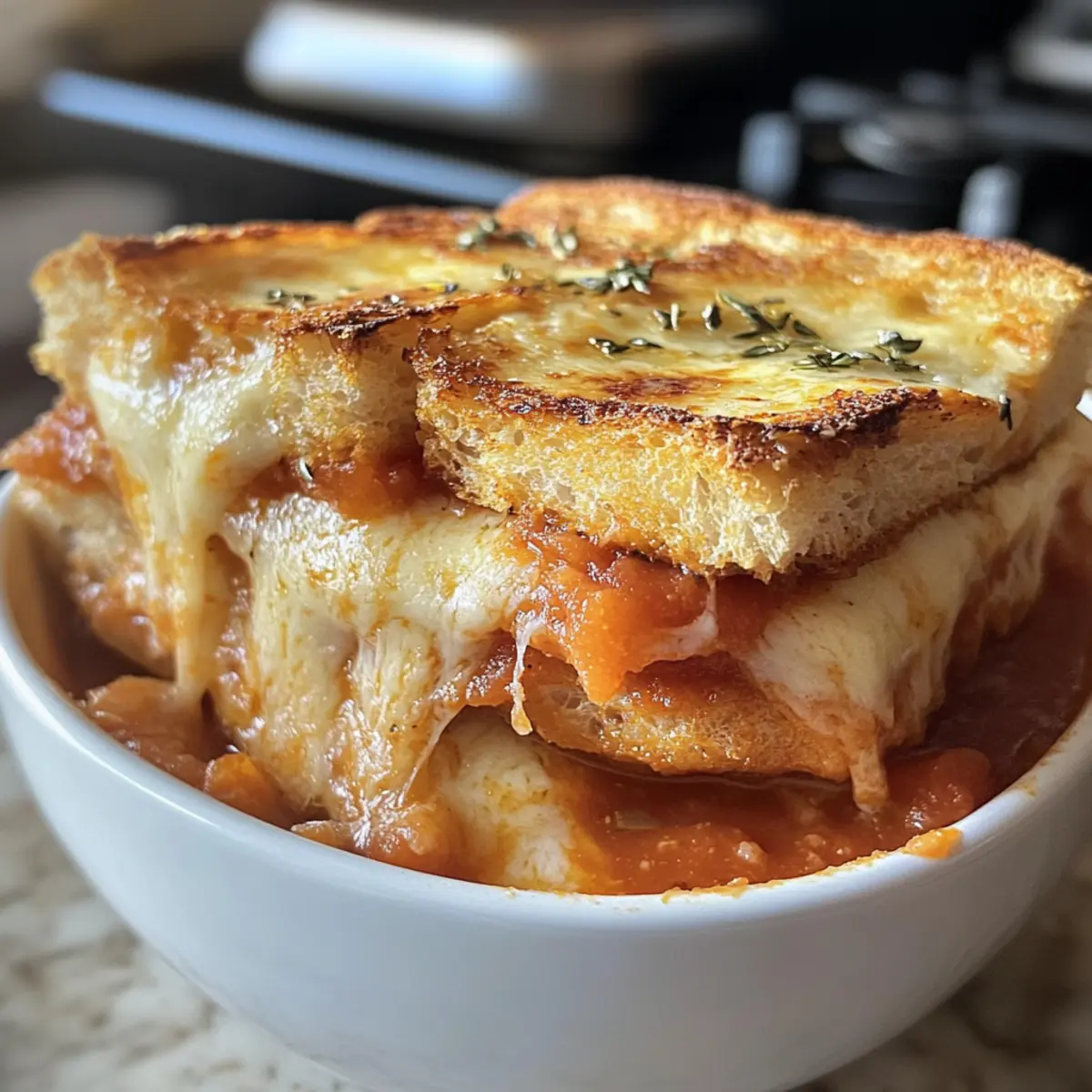 Tomato Soup and Grilled Cheese Casserole