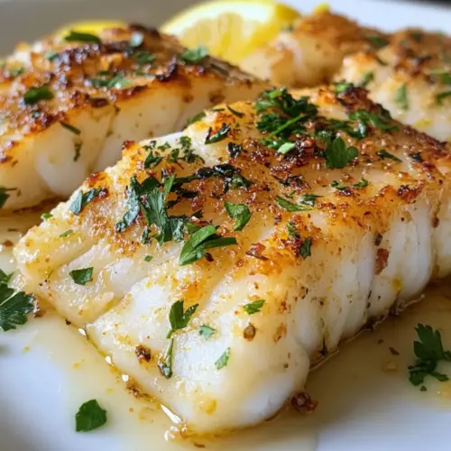 Mediterranean Lemon Garlic Cod