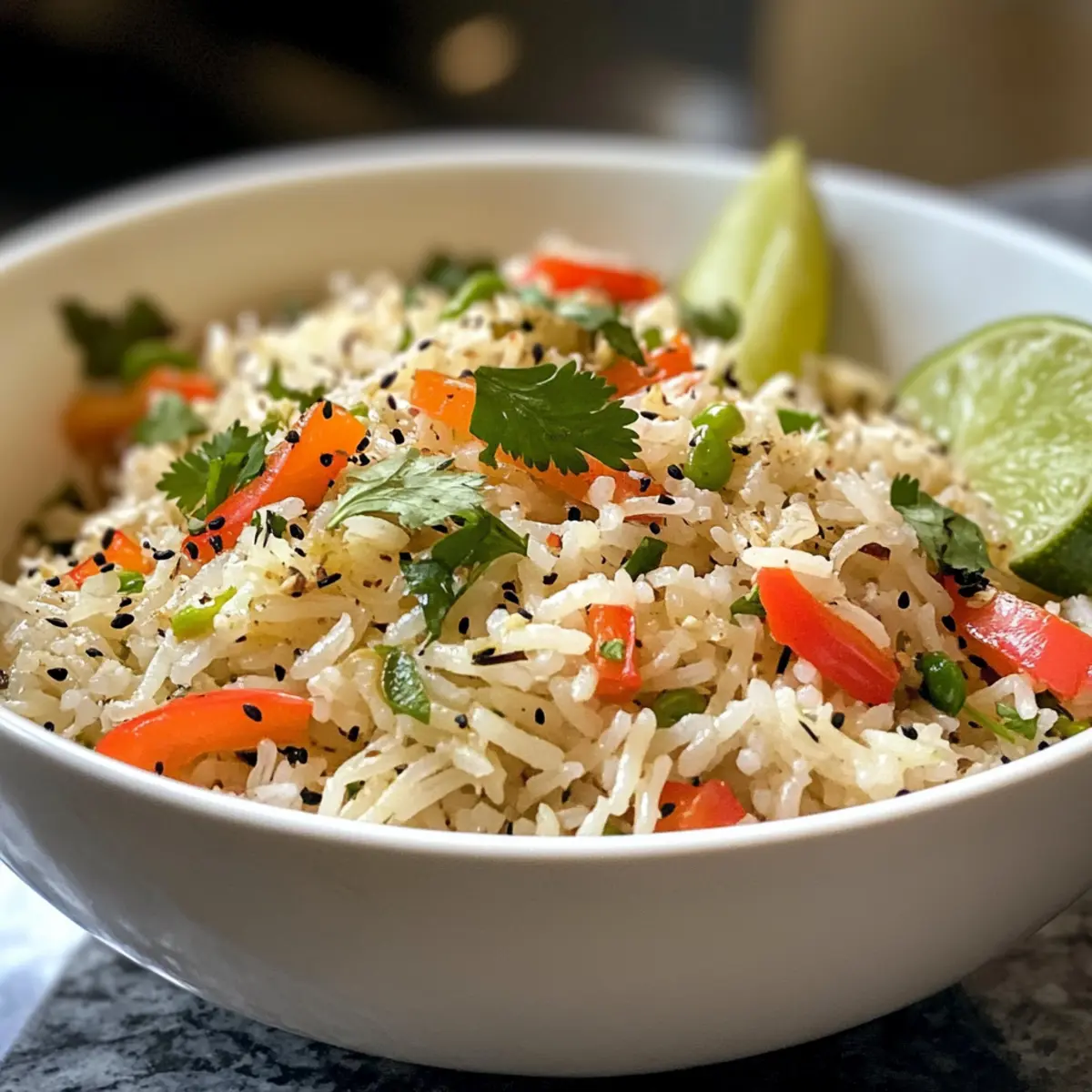 Island Coconut Pepper Rice