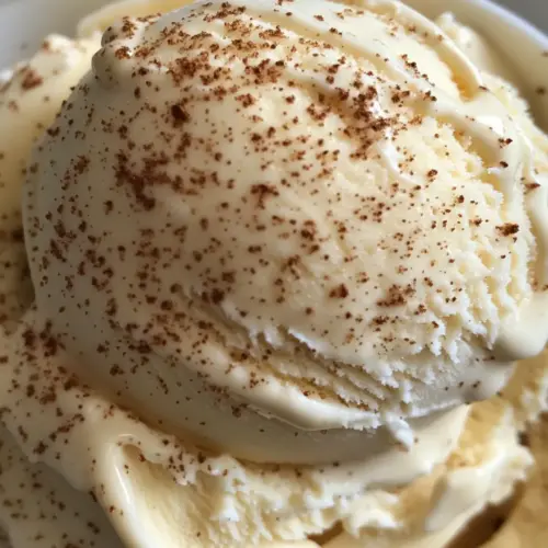 Decadent Eggnog Ice Cream