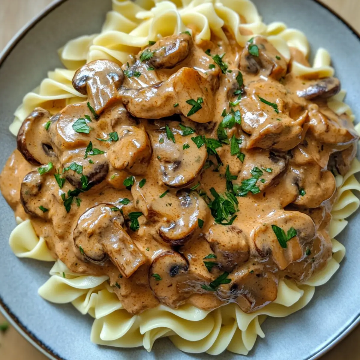 Hungarian Mushroom Paprikash