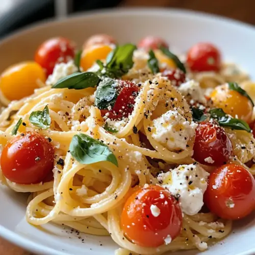 Roasted Tomato and Garlic Ricotta Pasta