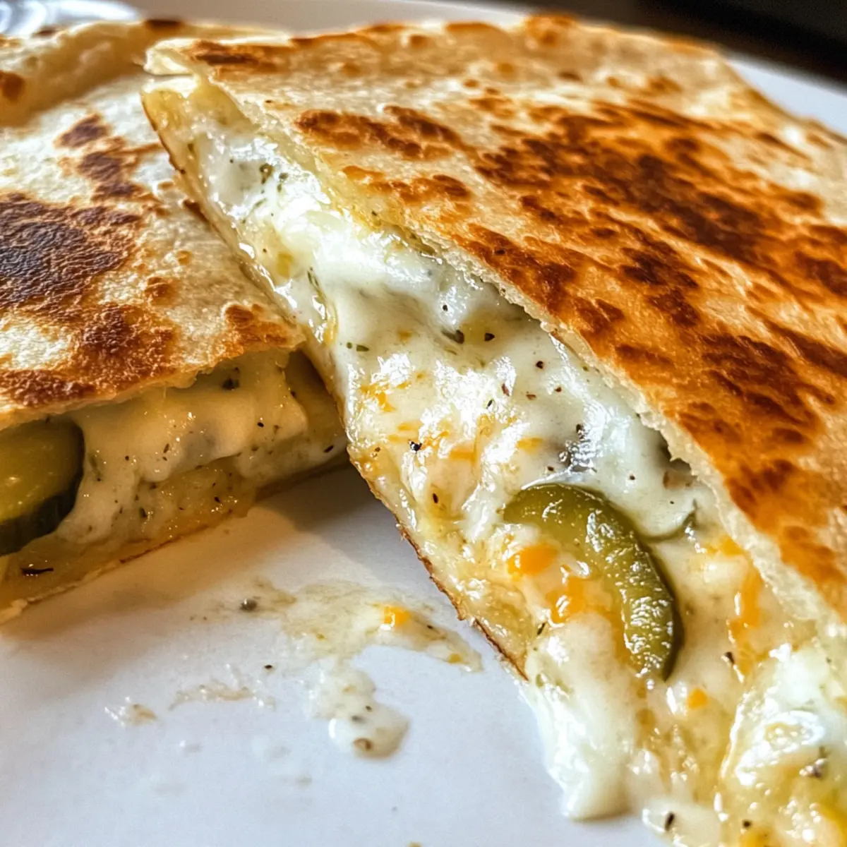 Dill Pickle Quesadilla