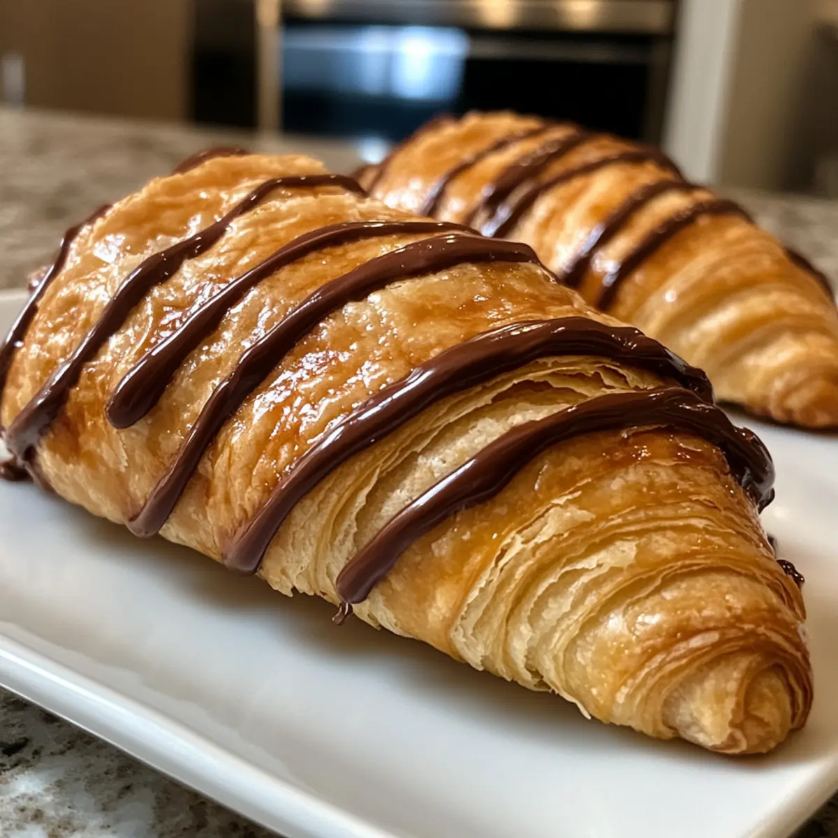 Homemade Chocolate Croissants