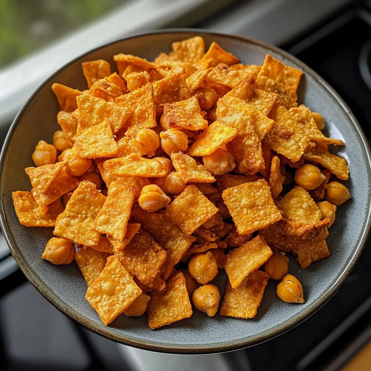 Crispy Chickpea Chips