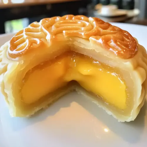 Lemon Snow Skin Mooncakes