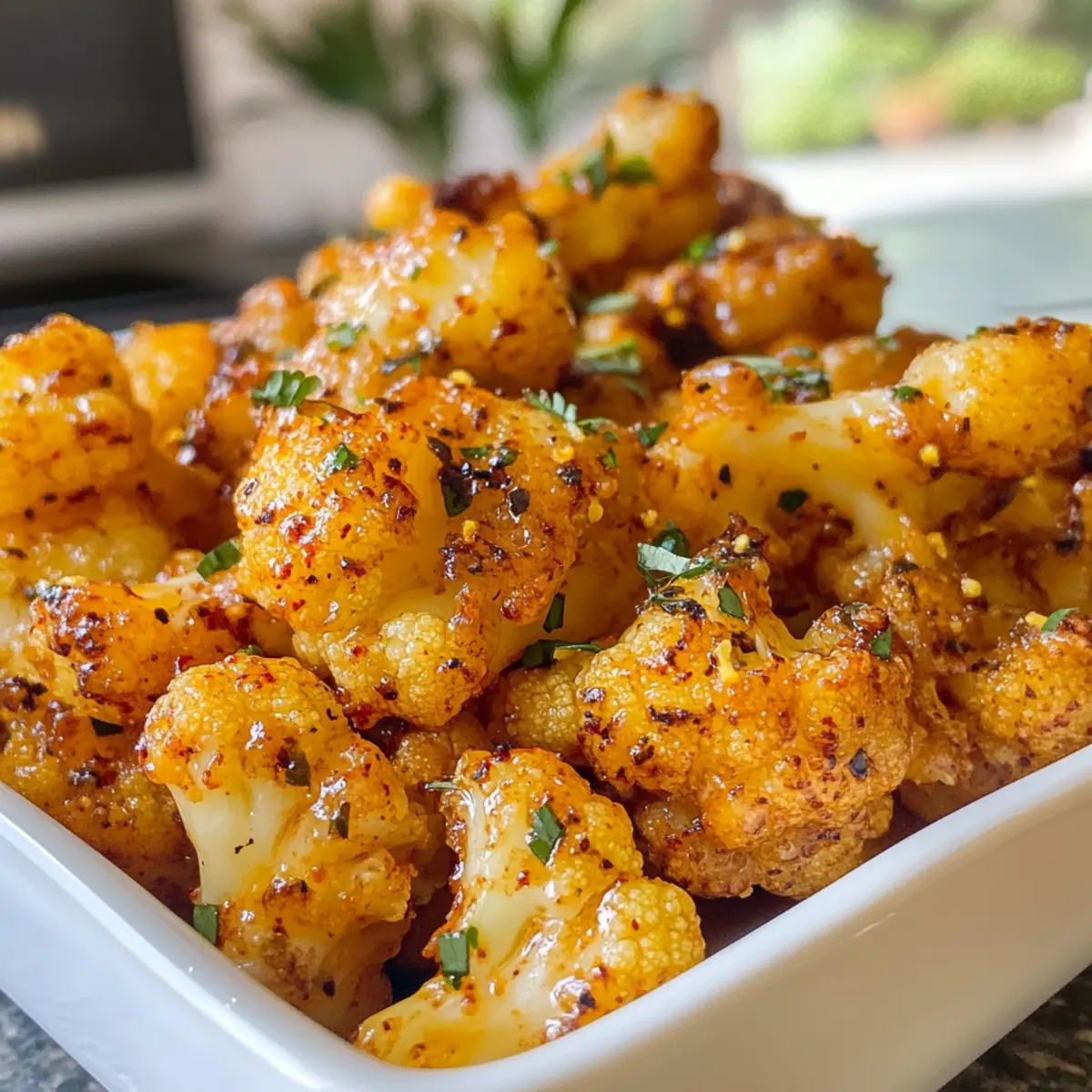 Vegan Lemon Pepper Cauliflower