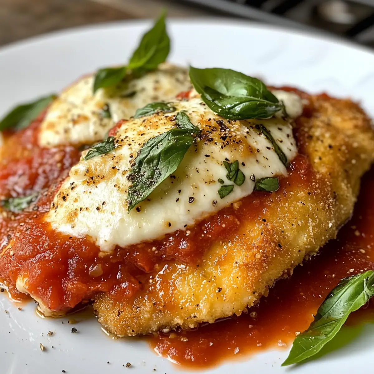 Healthy Baked Chicken Parmesan