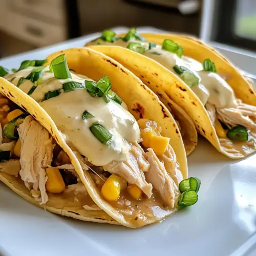 White Chicken Chili Tacos