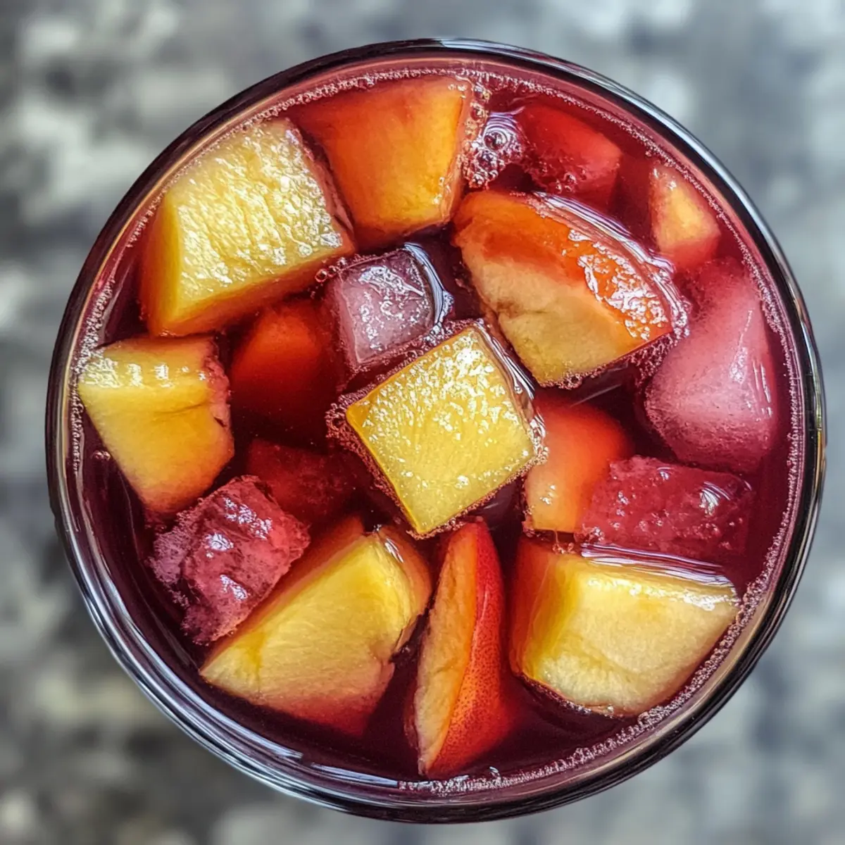 Peach Hibiscus Sunset Tea