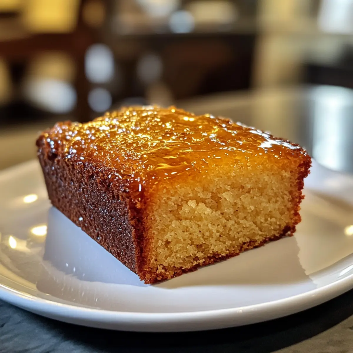 Grey and Cardamom Honey Cake