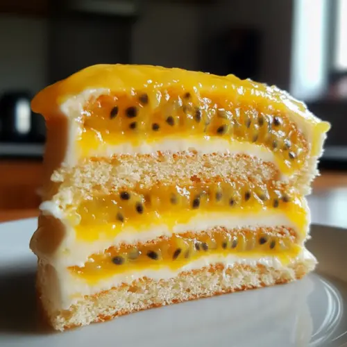 Luscious Passion Fruit Cake Filling