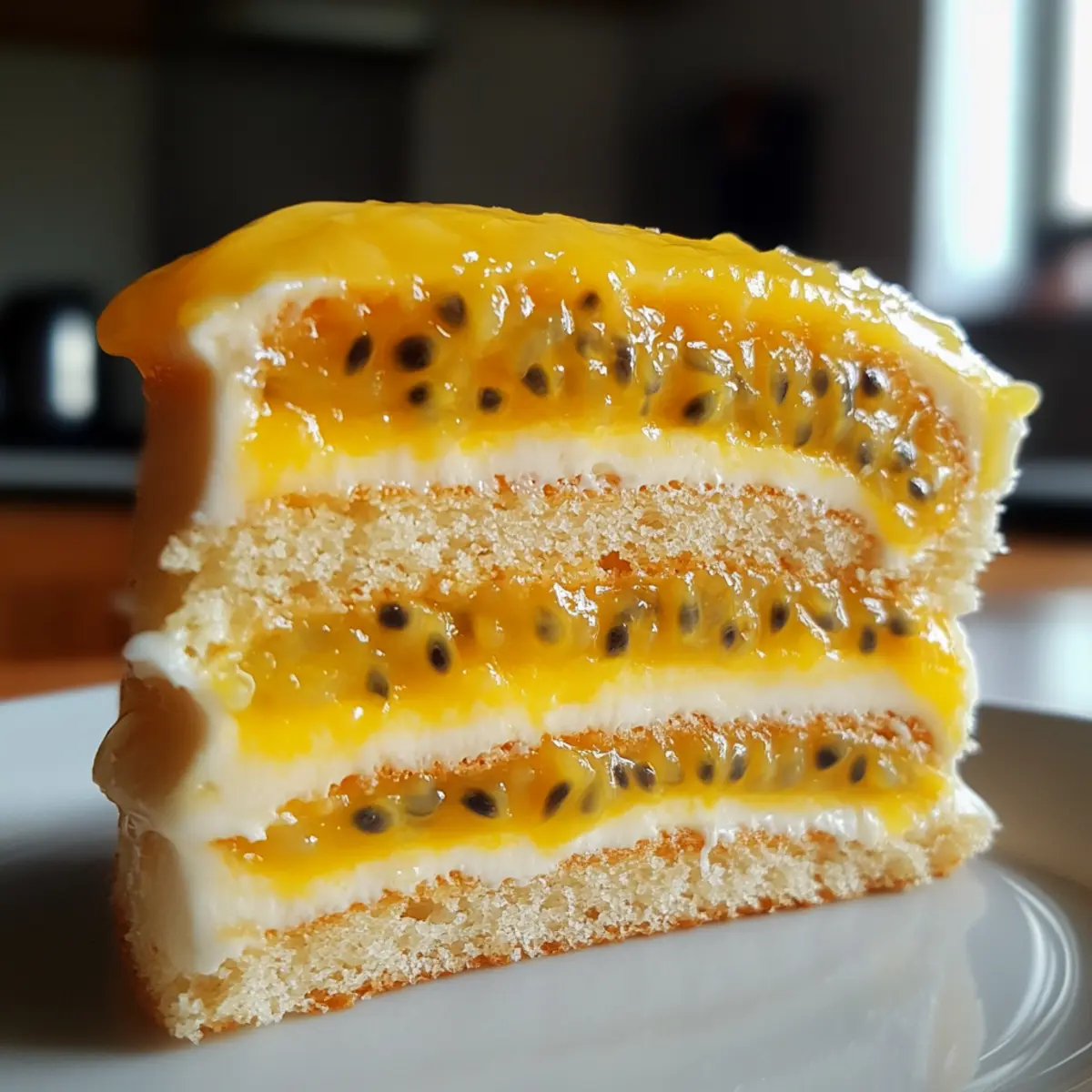 Luscious Passion Fruit Cake Filling