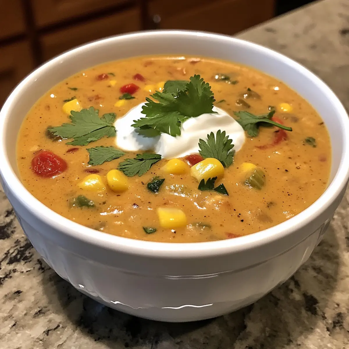 White Bean Enchilada Soup